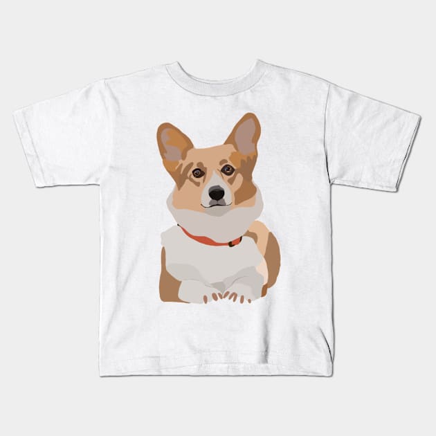 Welsh Corgi Kids T-Shirt by smoochugs